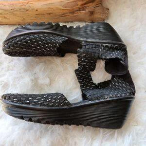 Bernie Mev woven platform mary janes